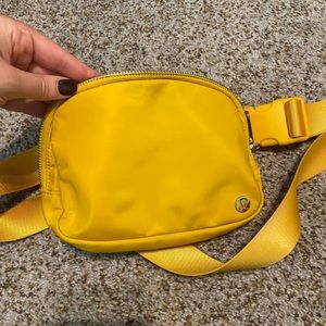 Yellow Lululemon Everywhere Belt Bag